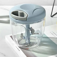Eotia Hand Cutter – Manual Vegetable And Food Chopper For Quick And Easy Kitchen Food Preparation And Cooking Tasks ( 900ML Random Color)