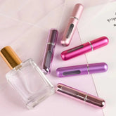 Refillable Mini Perfume Spray Bottle Spray Atomizer 5 Ml | Portable, Leak-Proof, And Stylish (Pack of 3 Random Color)
