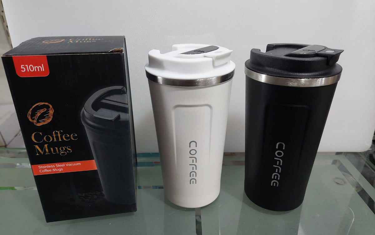 510ml Large-capacity Coffee Cup Keep Heat Stainless Steel Double-layer Smooth Edge Water Bottle Mug for Daily Use