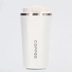 510ml Large-capacity Coffee Cup Keep Heat Stainless Steel Double-layer Smooth Edge Water Bottle Mug for Daily Use