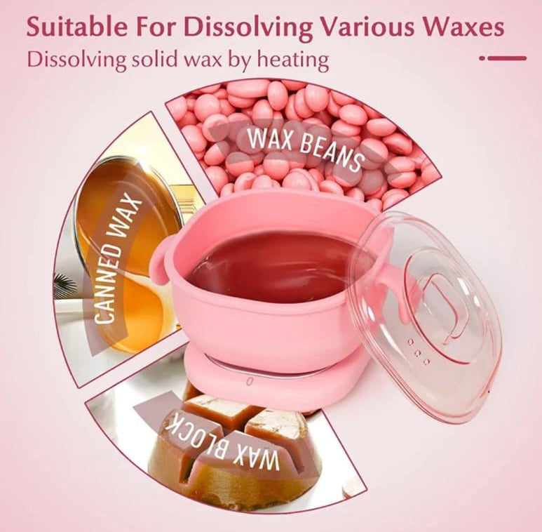 Wax Heater - Made With Silicone, Quick & Easy Hair Removal