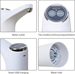 Touch Intelligent Electric Water Pump – Rechargeable Automatic Dispenser For Bottled Water With One -Touch Operation