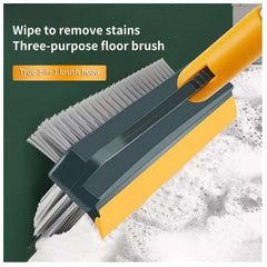 3-in-1 Wiper Brush Extendable | Viper Broom Brush 3in1 | Dual Purpose Cleaning Tool With Strong Bristles And Built In Wiper Blade